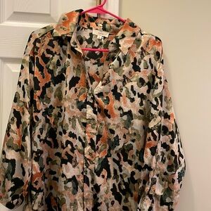 EUC. Long sleeved button down. Oversized.